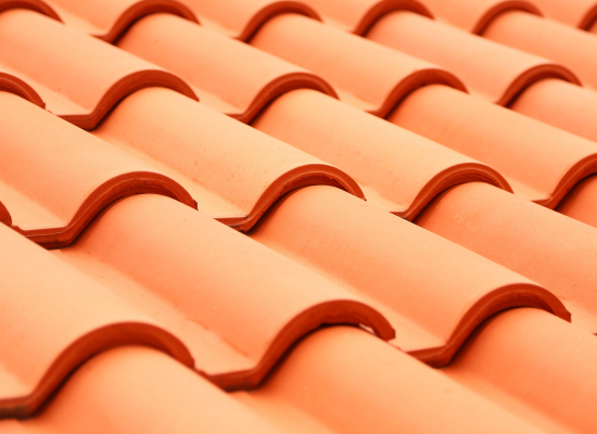 Toiture en tuiles en bon état