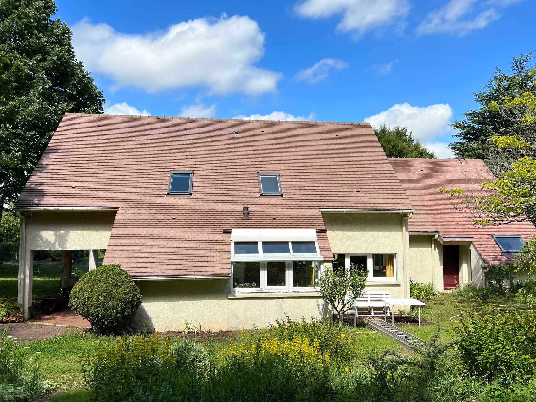 Après nettoyage de toiture