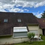 Toiture avant le nettoyage de Couvreur Emile