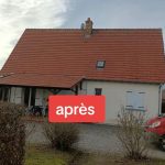 Résultat après un nettoyage de toiture réalisé par le couvreur Emile